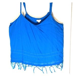 Fringe tank top